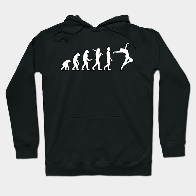 Funny Dancing Evolution Gift For Dancers Hoodie by OceanRadar